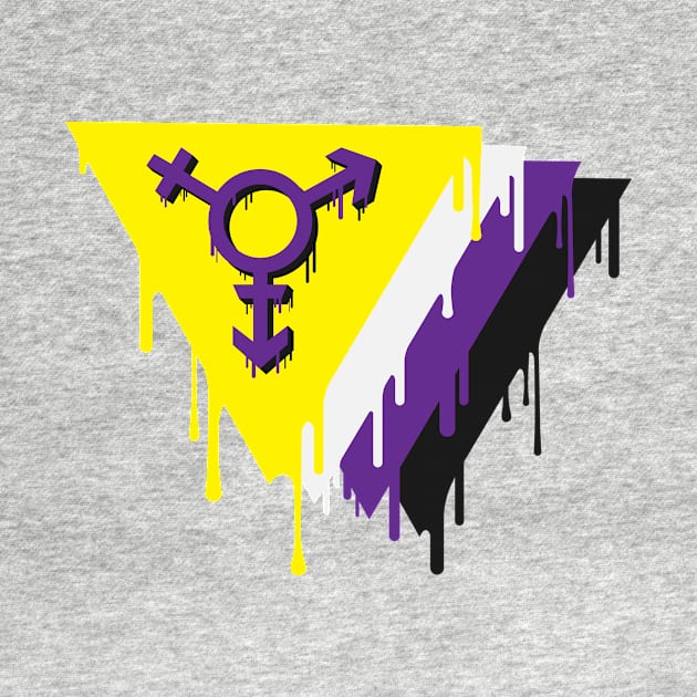 Nonbinary Pride by Blame_the_Artist